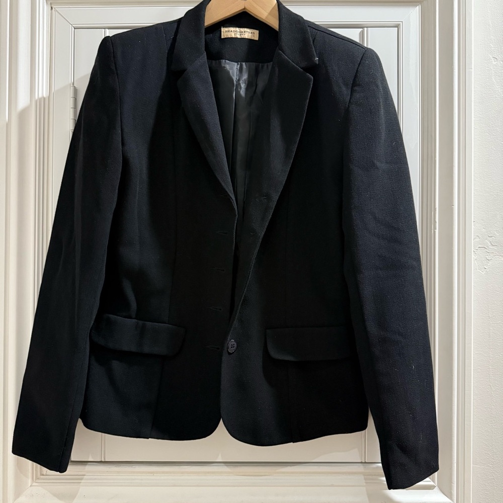 3/$10 🛒🛍️ Headquarters Sydney Black Blazer Jacket - Size Small